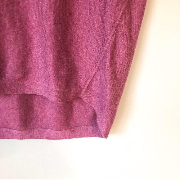 LOFT | Plum Short Sleeve Tunic Knit Sweater Top - Picture 4 of 8